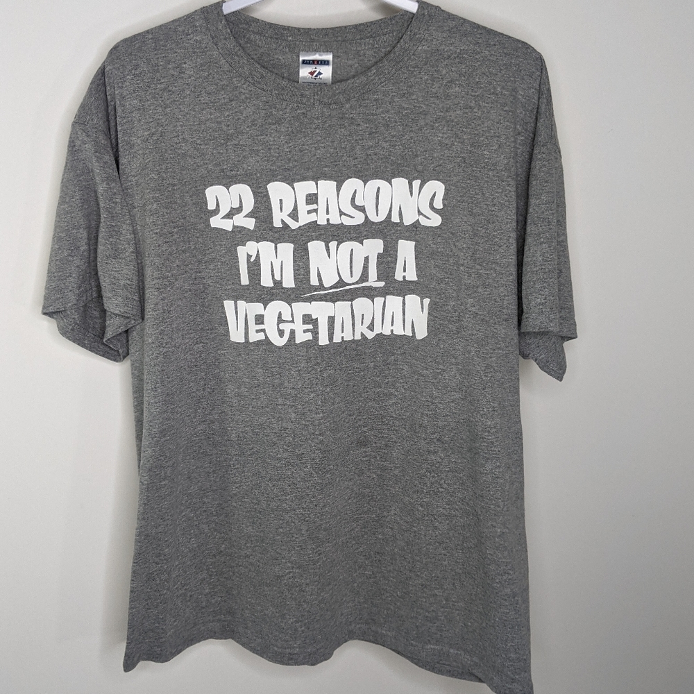 Mens Xl Why I'm Not Vegetarian Meat Eaters